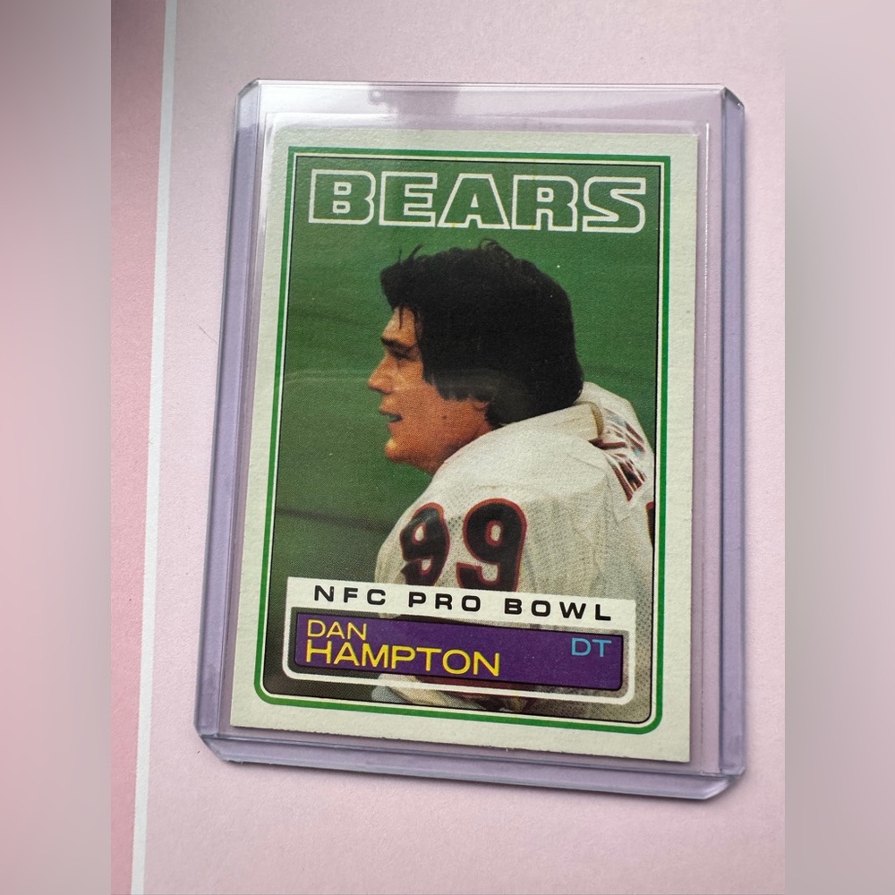 1983 Topps - Dan Hampton #30 Bears NFC Pro Bowl Trading Card
